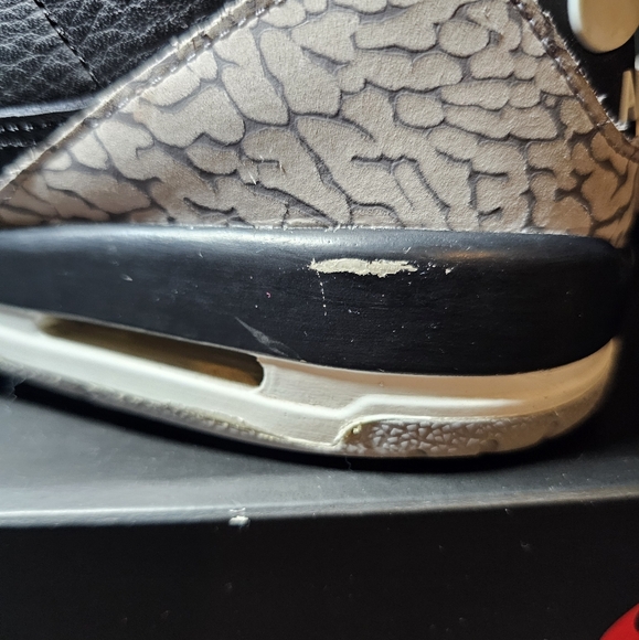 EUC KID'S NIKE AIR JORDAN 3 RETRO (GS) SIZE 6.5 YOUTH - Picture 8 of 9